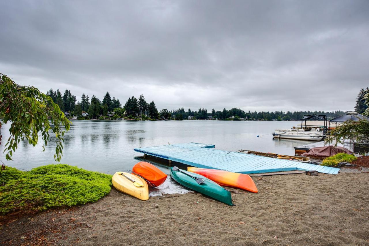 Tacoma Home On Steilacoom Lake With Dock! Esterno foto