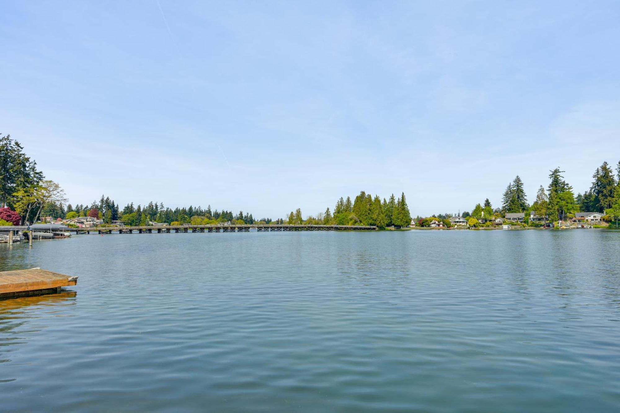 Tacoma Home On Steilacoom Lake With Dock! Esterno foto