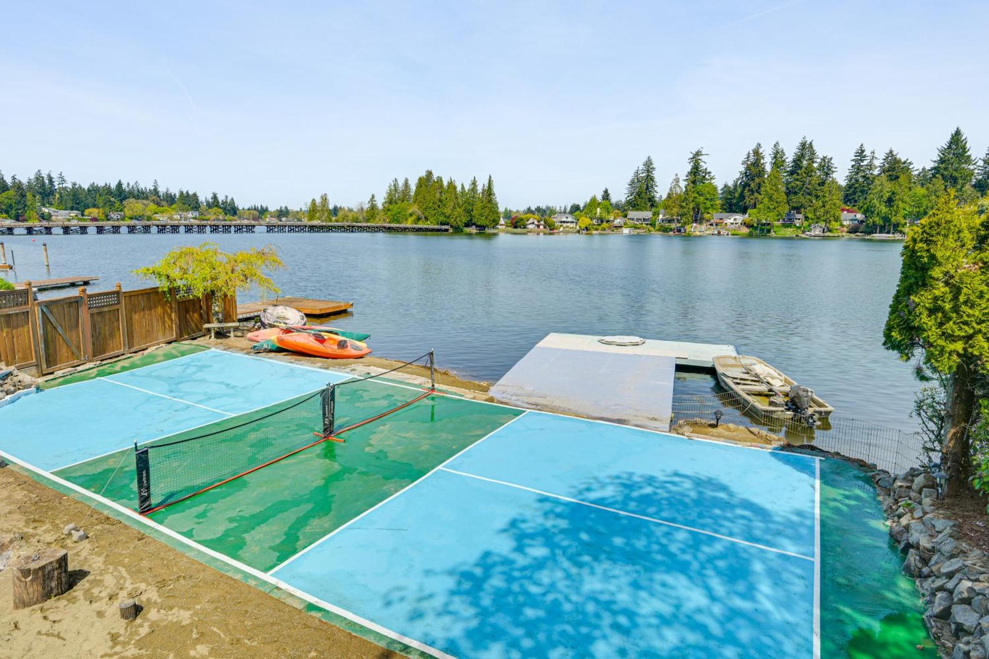 Tacoma Home On Steilacoom Lake With Dock! Esterno foto